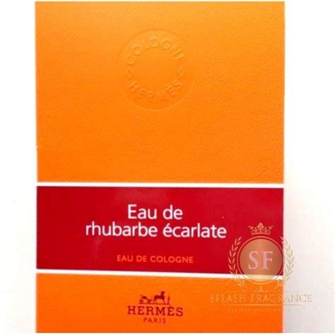 hermes rhubarb sample.